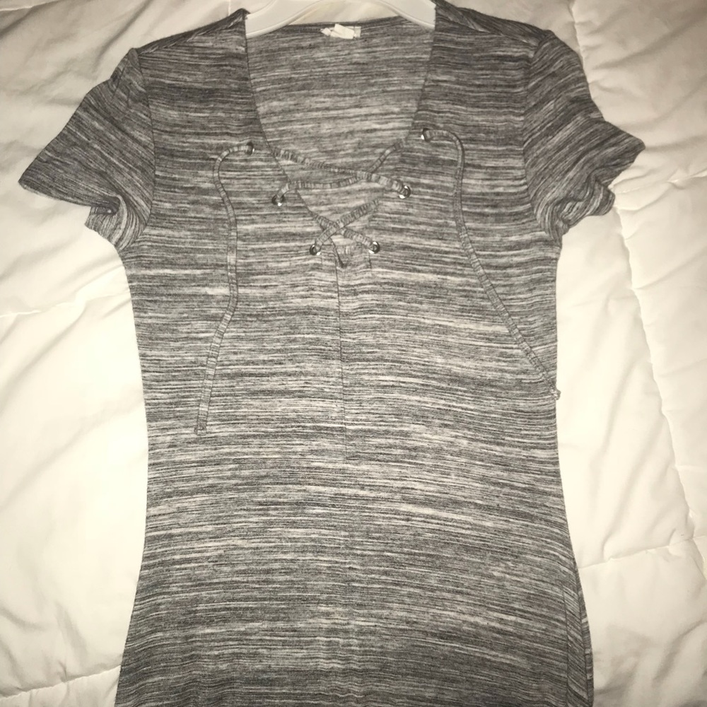 Garage lace-up dress